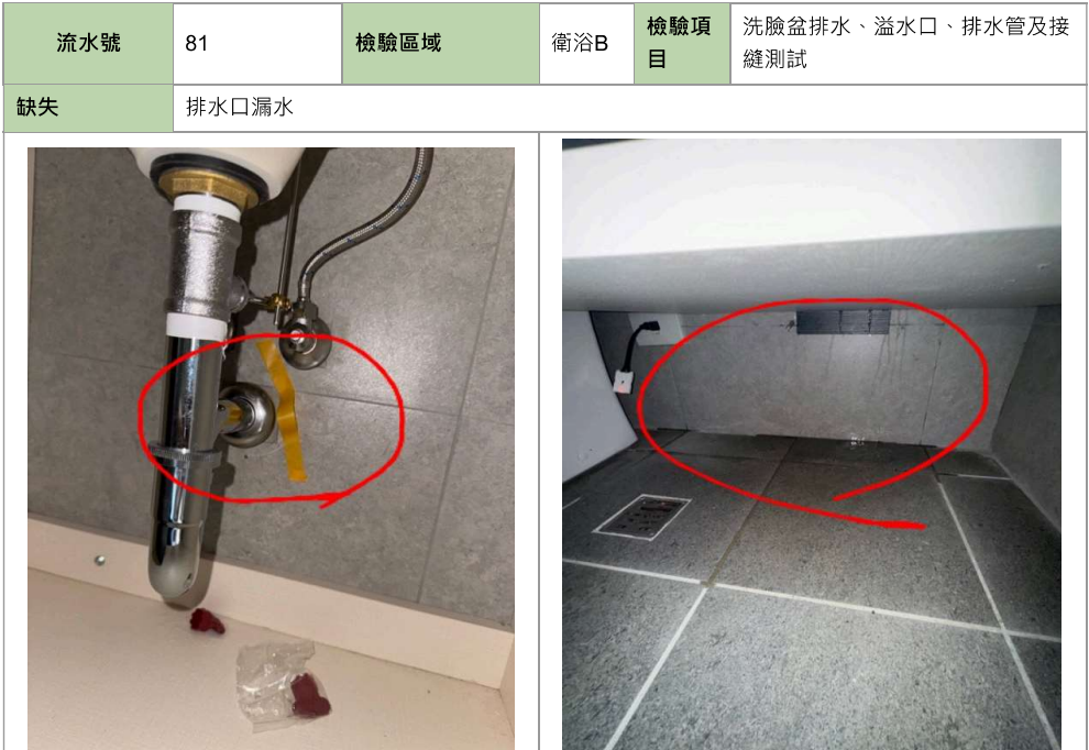 排水管漏水